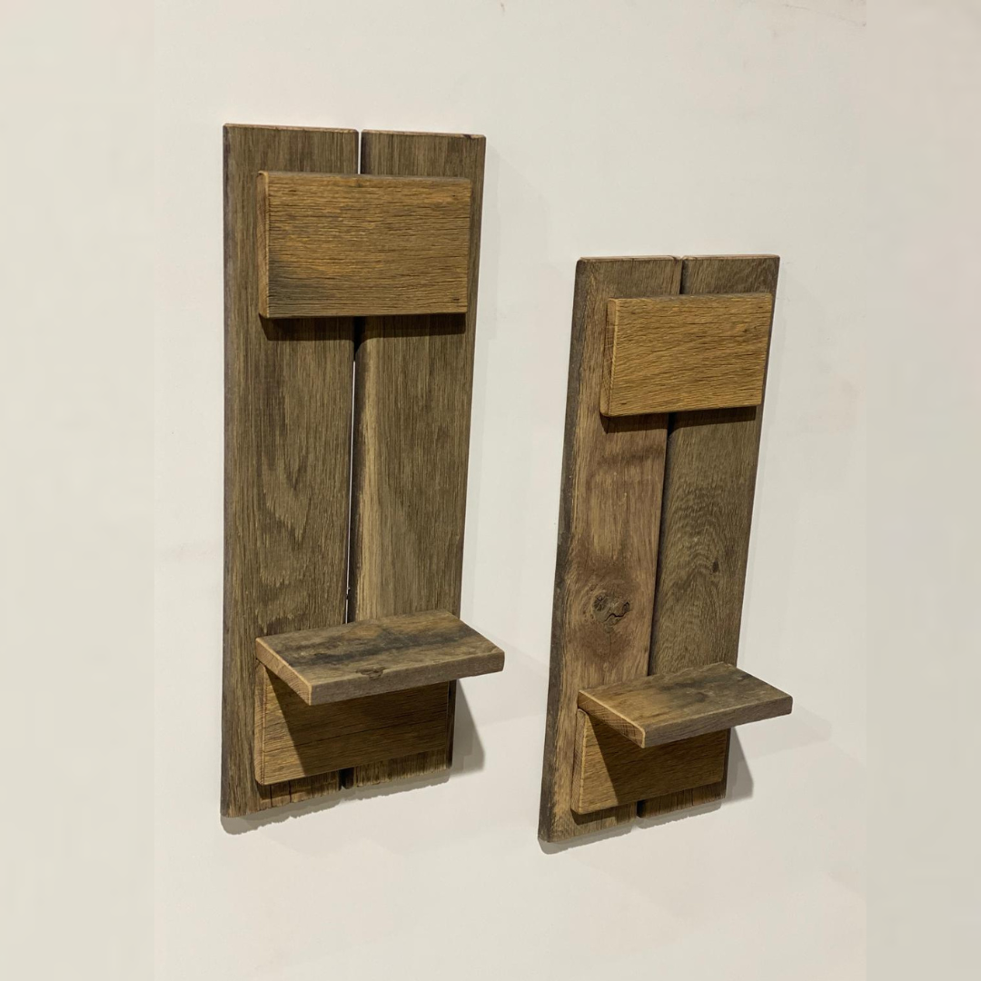 Landelijke wandplank