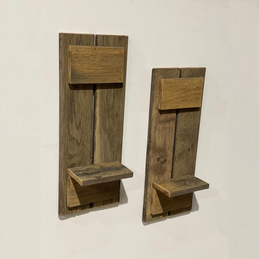 Landelijke wandplank